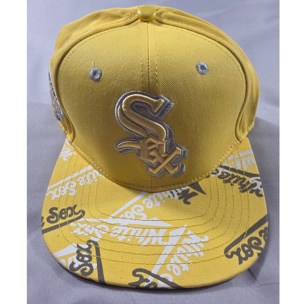 Pro Standard Chicago White Sox Hat Mens OSFM Yellow Cooperstown Snapback Cap
